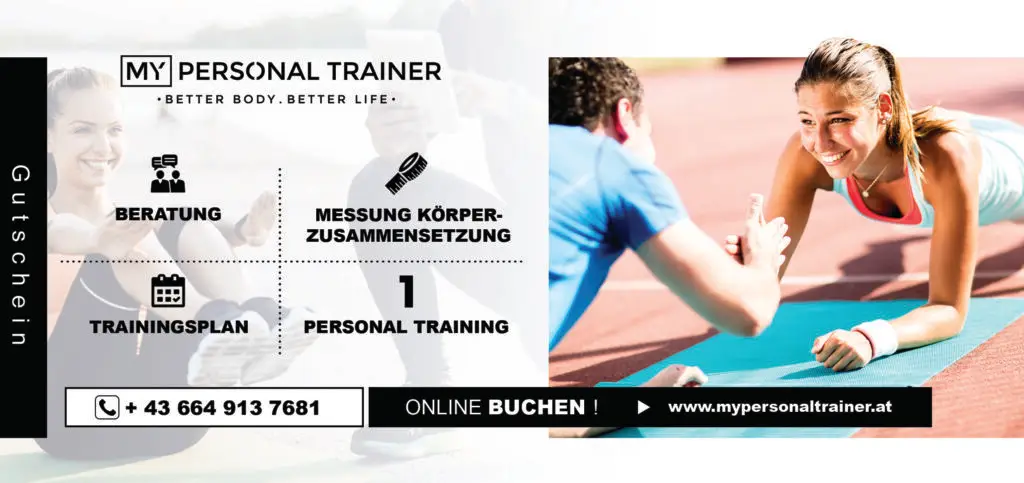 Gutschein Personal Training Fitness Weihnachten