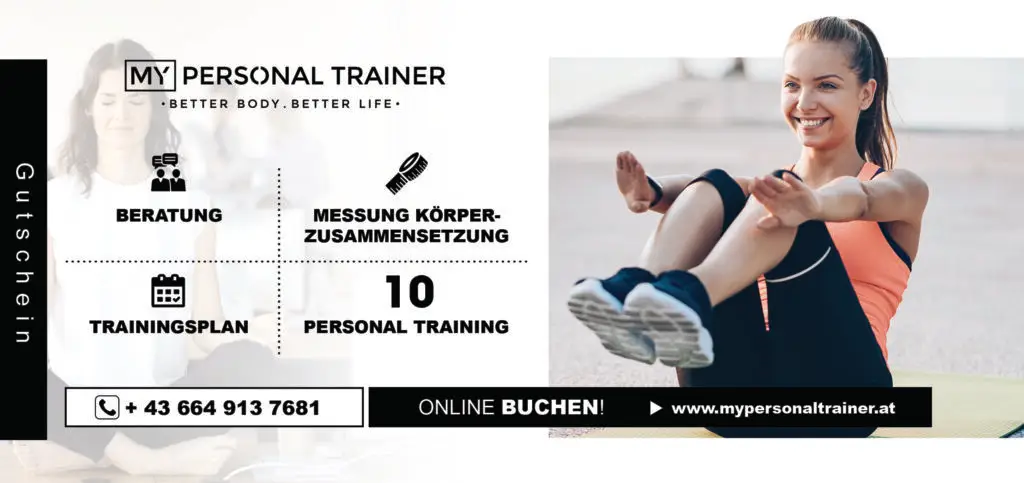 Gutschein Personal Training 10 Weihnachten