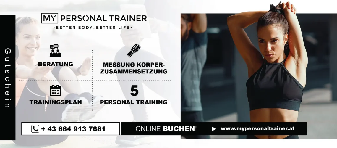 Gutschein Weihnachten Fitness Personal Training 5 Einheiten